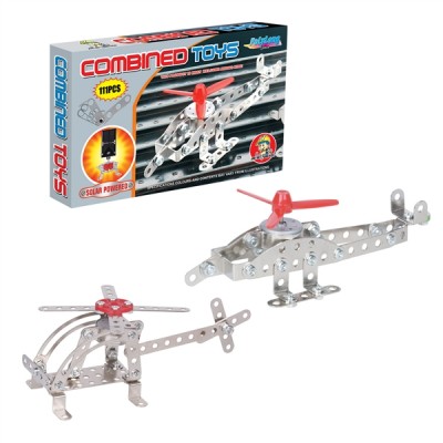 HY559A-B Metal solar assemble plane model toy for child