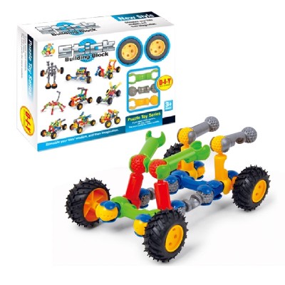 Eco-friendly Building play for truck set toy play blocks with 24 pcs