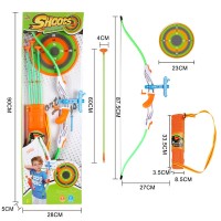 HY-010103  Hot sale outdoor game set bow and arrow toy play set shooting toys set for kids