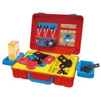 2 In 1 children pretend play suitcase toys educational plastic tool kit toy tool set for kids  HY-016884