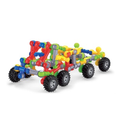 High quality blocks toys building for 62 PCS Building play truck set toy