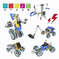 HYJ-7784 BO Flexible build and play toys 5 models in 1 toy DIY 3D puzzle educational battery operated toys