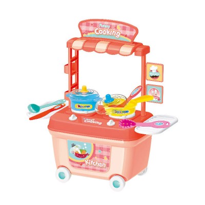 Hot selling kitchen toys for girls play kitchen pretend little chef for kids