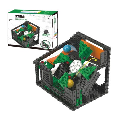 DIY B/O Intelligence Assembled Building Block Technic Rolling Ball Game STEM Idea Development Gift 134pcs For Kids